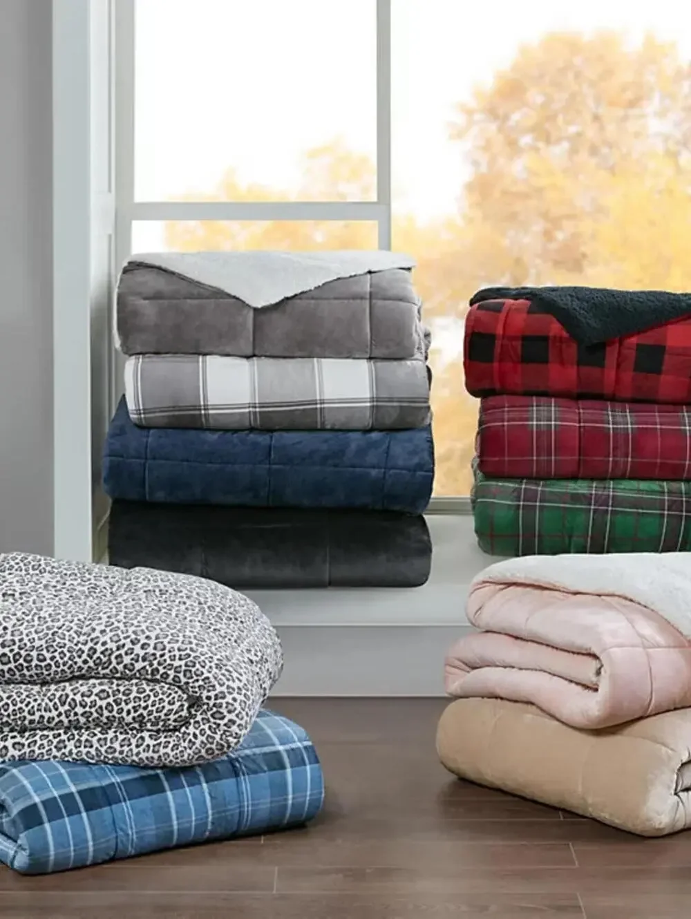 Premier Comfort Micro Velvet Sherpa Or Flannel Comforter Set- U Pick